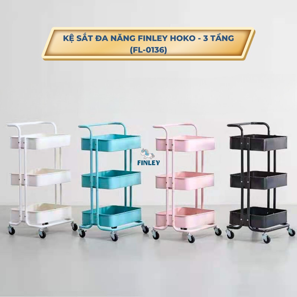 Hướng dẫn lắp đặt kệ sắt 3 tầng FINLEY Hoko (FL-0136)