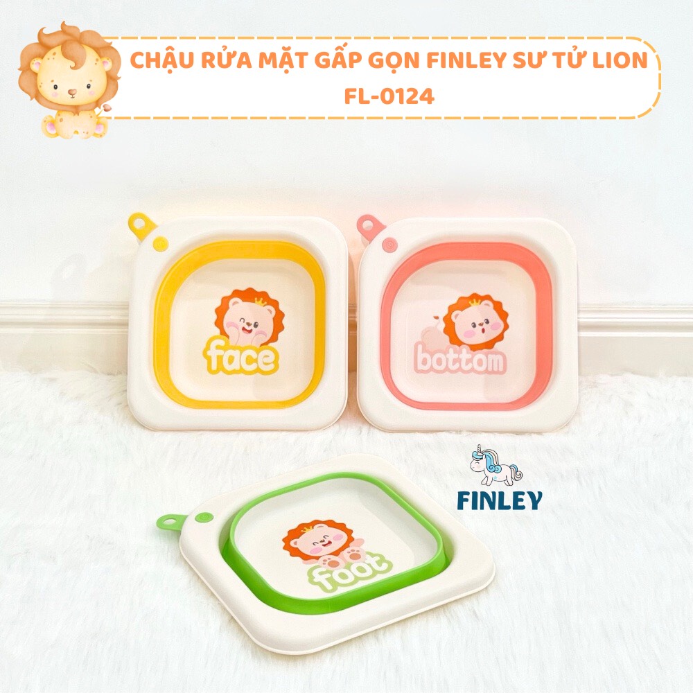 Chậu rửa mặt gấp gọn đa năng FINLEY Sư Tử cao cấp (3 Màu)