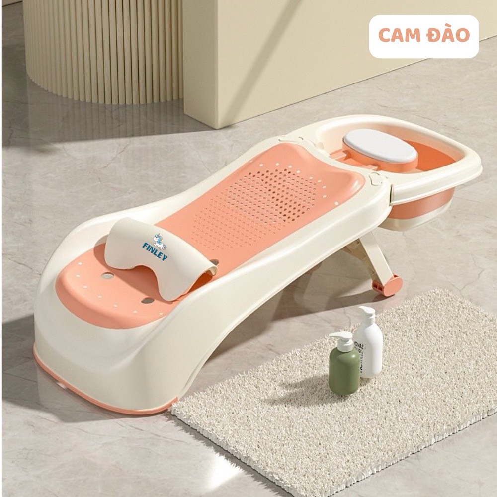 Ghế gội đầu tiện lợi Finley Bobi với đệm đỡ lưng  êm ái (4 màu)
