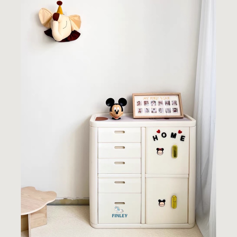 Tủ ngăn kéo - Tủ bỉm sữa gấp gọn Finley neo đa năng trắng (Size M)