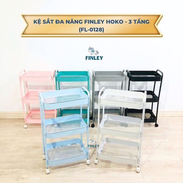 Hướng dẫn lắp đặt kệ sắt 3 tầng FINLEY Hoko (FL-0128)